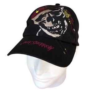 Walt Disney World Jack Sparrow Pirates Of The Caribbean At World’s End Black Cap
